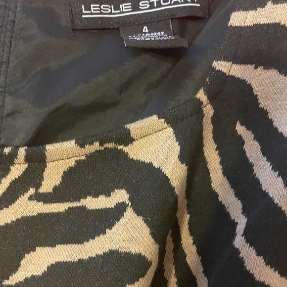 Leslie Stuart leopard dress size 4 - Picture 4 of 6